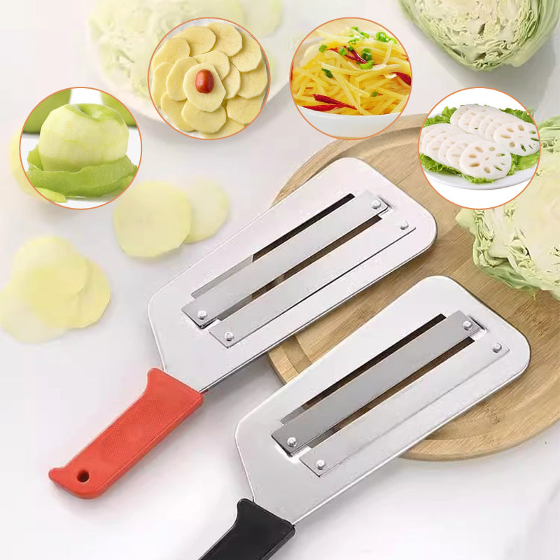 🌟Best Kitchen Gift🎁🧑🍳Stainless Steel Double-layer Slicer