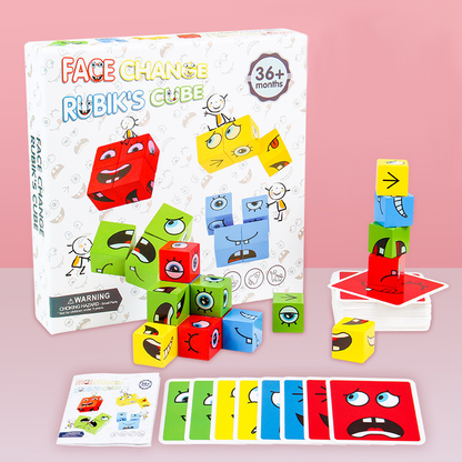 3D Puzzle Magic Cube With Changing Faces