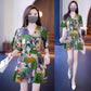 Ladies Stylish Printed Dress 2-piece Set