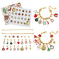 24 PCS DIY Christmas Advent Calendar Bracelets Set