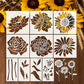 🔥Summer Hot Sale Promotion🌻Garden Fence Large Flower Stencils🖌️DIY decoration