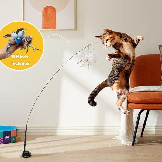 🎅Christmas Pre-sale🌲Interactive Bird Simulation Cat Toy Set