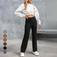 🔥Promotion Ends Soon🔥Multi Pocket High-waisted Elastic Casual Pants