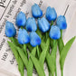 🌷9 pcs🌷Outdoor Artificial Tulip Flowers (1 bundles)💝Each only cost ￡0.9