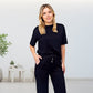 ✨Chic Women's 2-Piece Outfit – Comfy Top & Matching Pants