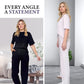 ✨Chic Women's 2-Piece Outfit – Comfy Top & Matching Pants