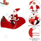 Dog Christmas Clothes Santa Claus Riding Deer