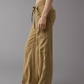 🔥Linen-Blend Wide-Leg Cargo Pants