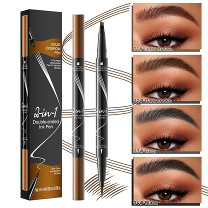 2-In-1 Waterproof Long-Lasting Eyebrow Pen