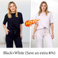✨Chic Women's 2-Piece Outfit – Comfy Top & Matching Pants