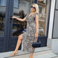 🐆Summer Limited Edition | Sexy Deep V-neck Leopard Print Dress, Full Of Wild Charm💃