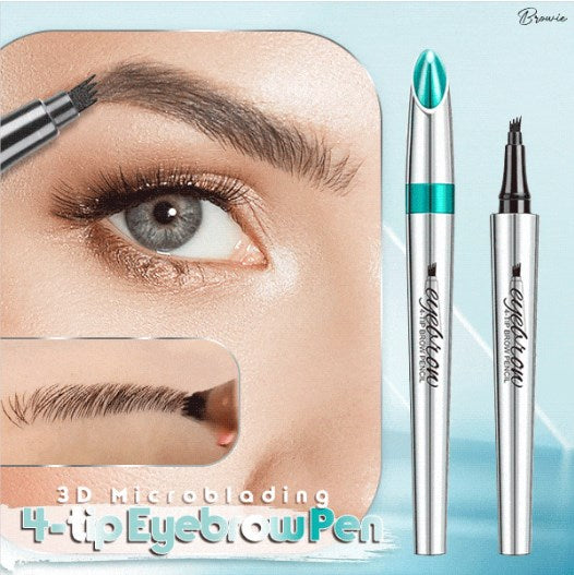 💥BUY 1 GET 1 FREE🎉High Quality 3D Waterproof Microblading Eyebrow Pen 4 Fork Tip Tattoo Pencil