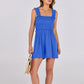 Women's Square Neck Sleeveless Summer Rompers with Pockets (Free Shipping)