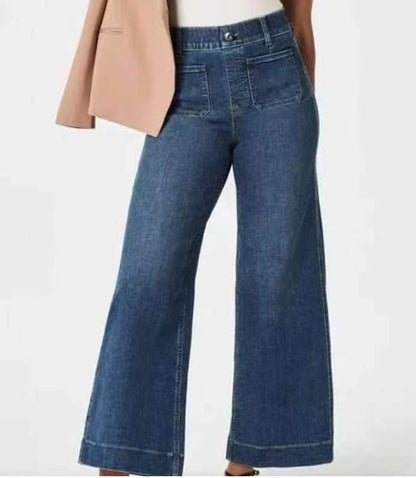 ⭐2024 Best Selling👖Tummy Control Sailor Wide Leg Jeans