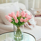 🌷9 pcs🌷Outdoor Artificial Tulip Flowers (1 bundles)💝Each only cost ￡0.9