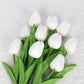 🌷9 pcs🌷Outdoor Artificial Tulip Flowers (1 bundles)💝Each only cost ￡0.9