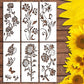 🔥Summer Hot Sale Promotion🌻Garden Fence Large Flower Stencils🖌️DIY decoration