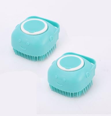 🧼Bathroom 🐶🐱Bath Brush Massage Gloves - Soft Safety Silicone Comb