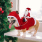 Dog Christmas Clothes Santa Claus Riding Deer