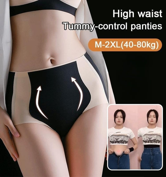 Hip-lifting Splicing Tummy-tucking Panties