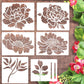 🔥Summer Hot Sale Promotion🌻Garden Fence Large Flower Stencils🖌️DIY decoration