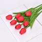 🌷9 pcs🌷Outdoor Artificial Tulip Flowers (1 bundles)💝Each only cost ￡0.9