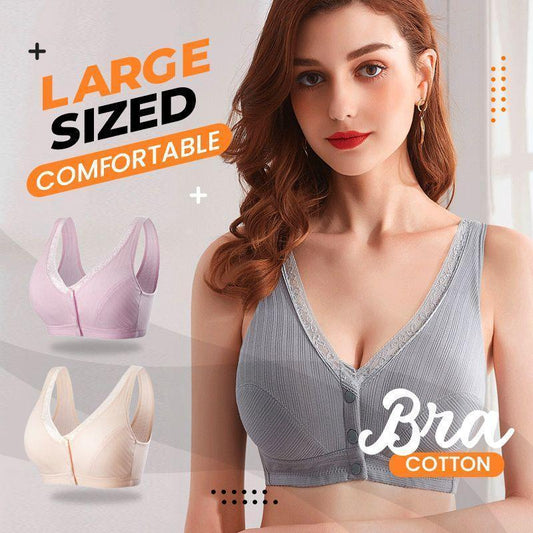 🔥2024 Hot Sale🔥Comfortable Cotton Bra In Plus Size