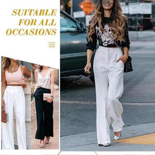 🔥New Year Promotion 49% OFF🔥Effortless Tailored Wide Leg Pants