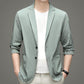 Men\'s Summer Ice Silk Wrinkle-proof Lightweight Suit Jacket