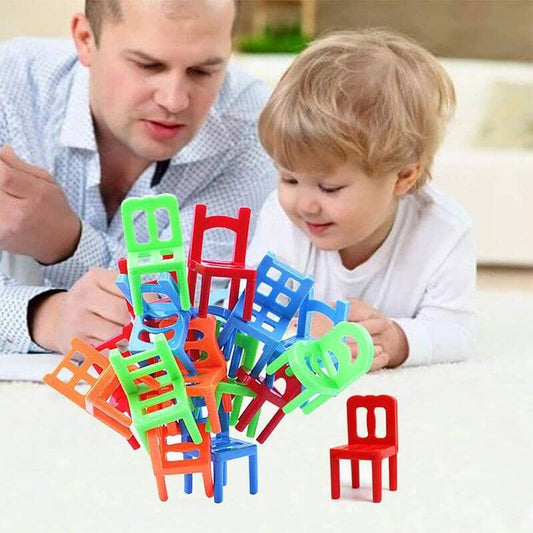 🌲EARLY CHRISTMAS SALE - 49% OFF🎁Chairs Stacking Tower Balancing Game