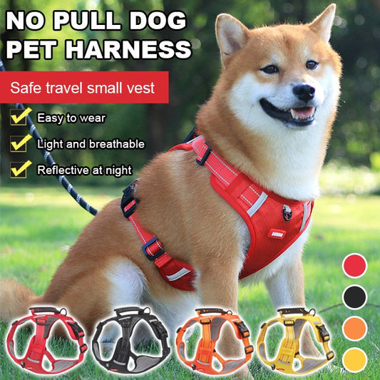 No Pull Dog Harness for Pets - Reflective at Night